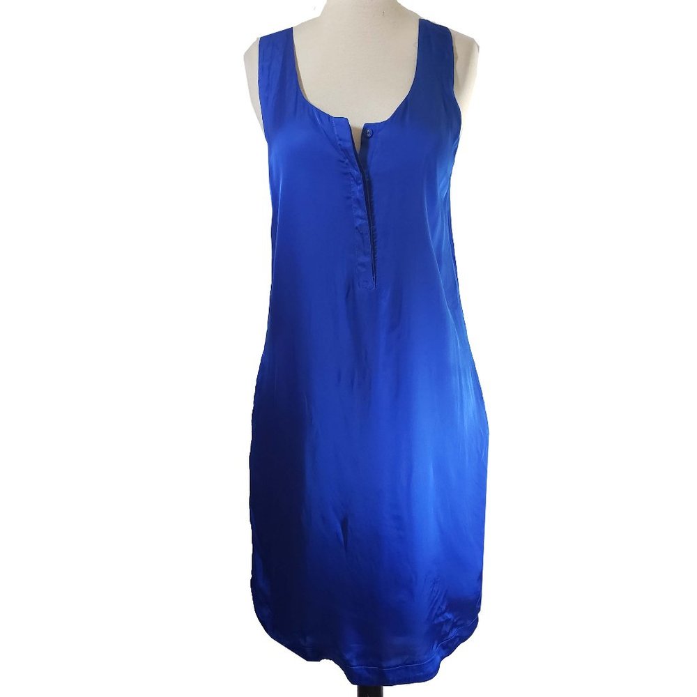 Heather by Bordeaux blue high-low tunic dress NWT